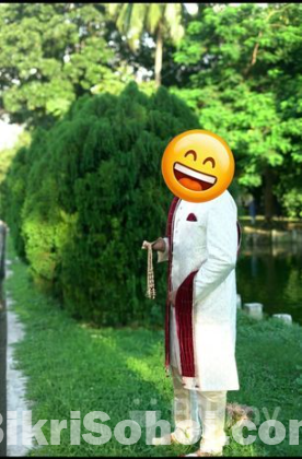 Biyer Sherwani Full Set